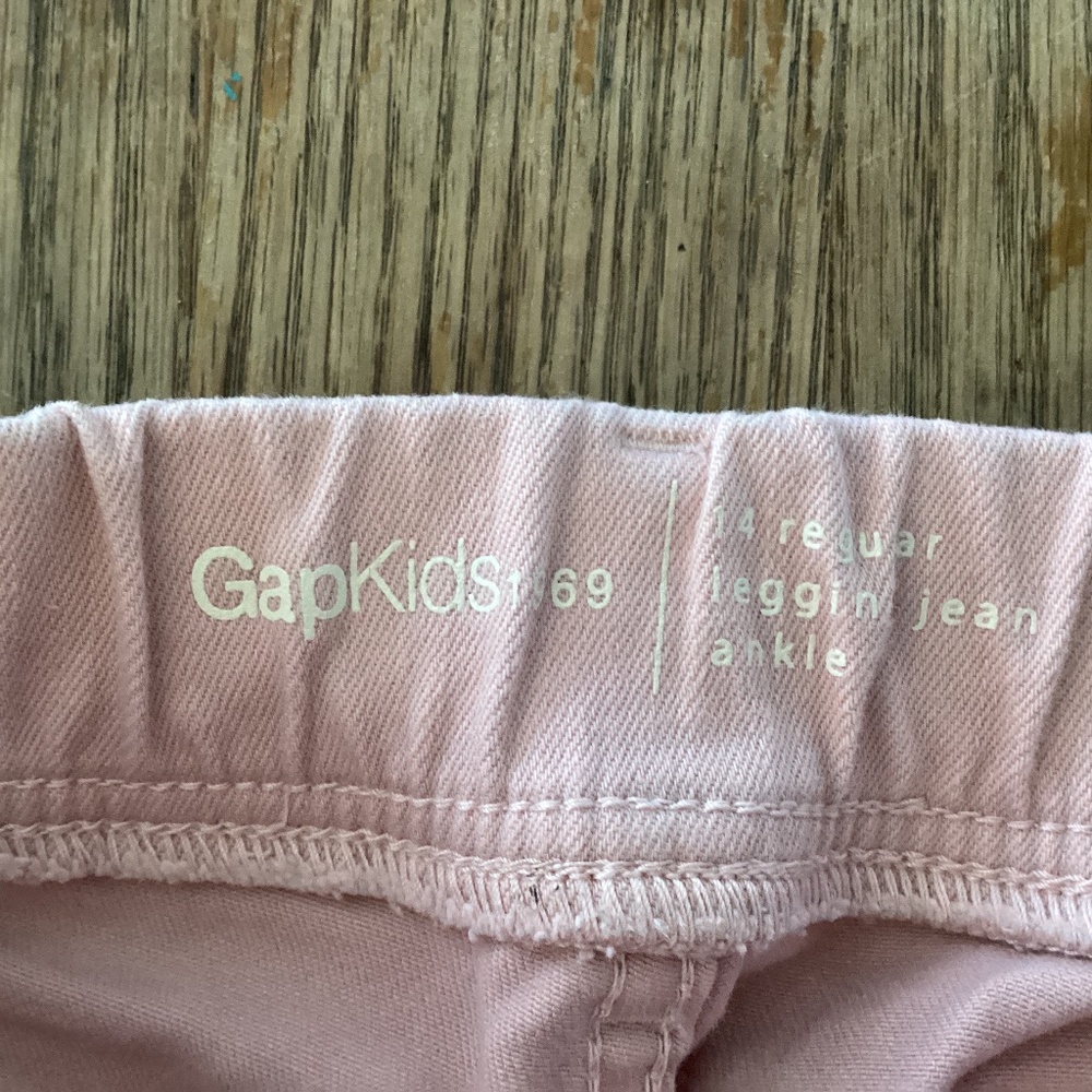 Gap kids pink skinny jeans